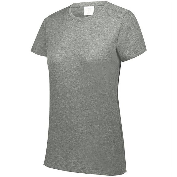 Augusta Sportswear L Womens TRI-BLEND T-SHIRT Grey Heather 3067
