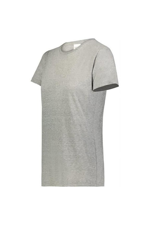 6961.013.M Ladies All-Day Core Basic Tri-Blend T-Shirt, Grey Heather - Medium