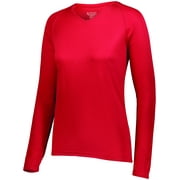 Augusta Sportswear - Ladies Attain Wicking Long Sleeve Shirt - Color - Buter - Size - 2XL