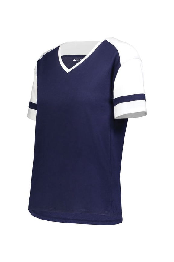 2914.301.XXS Ladies Fanatic 2.0 T-Shirt, Navy & White - 2XS