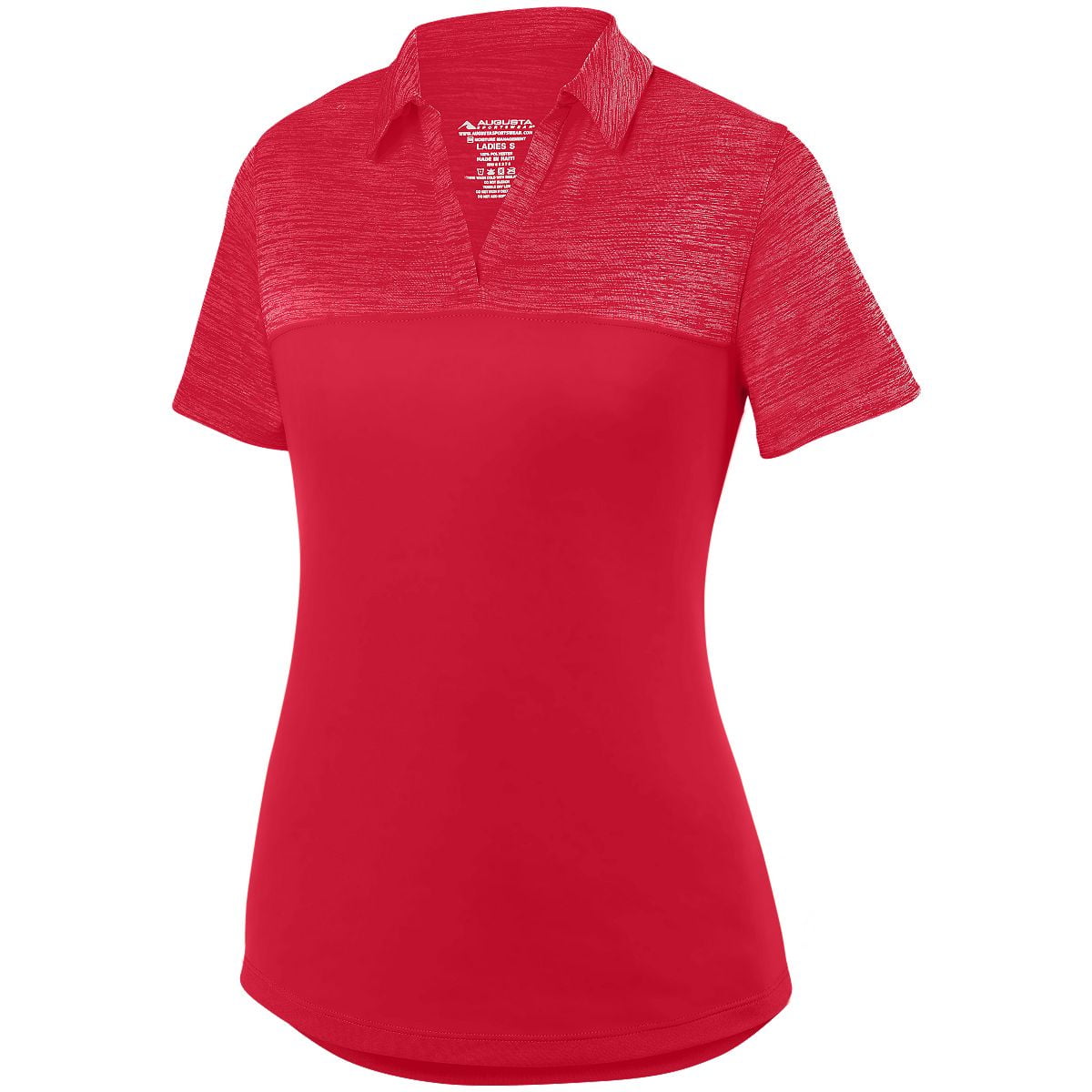 Augusta Sportswear Women s Shadow Tonal Heather Polo Size up to 2XL Walmart Business Supplies