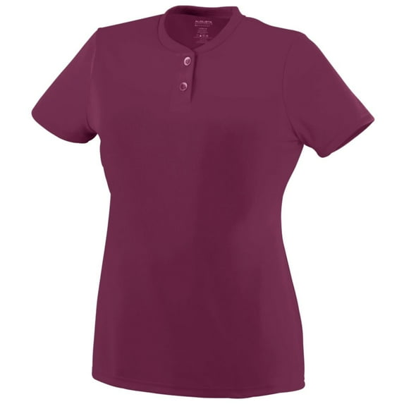 Augusta Sportswear Ladies Wicking Two-Button Jersey