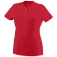 thumbnail image 1 of Augusta Sportswear Girls Wicking Two-Button Jersey, 1 of 2