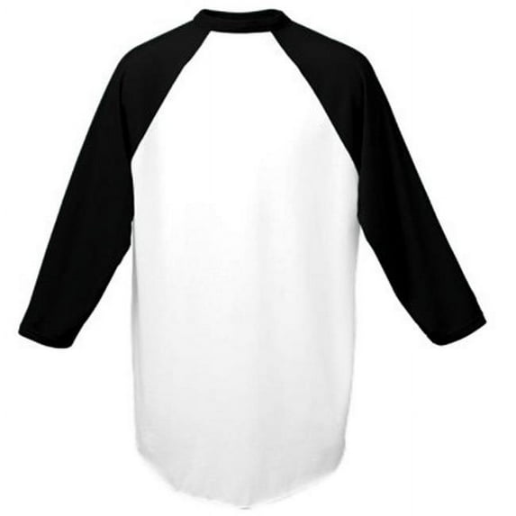 Augusta Sportswear M Boys Baseball Jersey White/Black 421