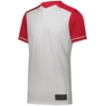 thumbnail image 1 of Augusta Sportswear M Boys CLOSER JERSEY White/Scarlet 1569, 1 of 5