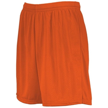 Augusta Sportswear M Boys Modified Mesh Shorts Orange 1851