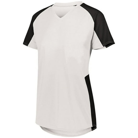 Augusta Sportswear M Girls Cutter Jersey White/Black 1523
