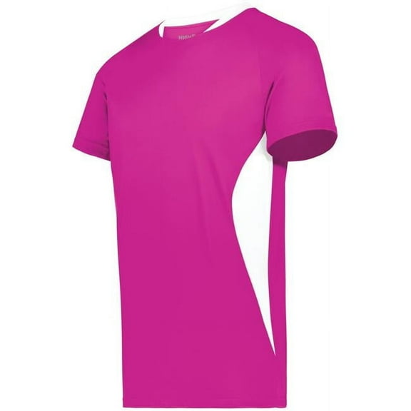 Augusta Sportswear Madrid Soccer Jersey, Power Pink & White - Extra Large