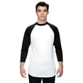 thumbnail image 1 of Augusta Sportswear Men's 3/4-Sleeve Baseball Jersey - AG4420, 1 of 6
