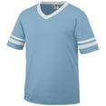 thumbnail image 1 of Augusta Sportswear Men's L Augusta Sleeve Stripe Jersey, Light Blue/White, Large, 1 of 4