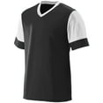 thumbnail image 1 of Augusta Sportswear Men's Practice Uniform V-Neck Jersey with Contrast Sleeves, 1 of 2
