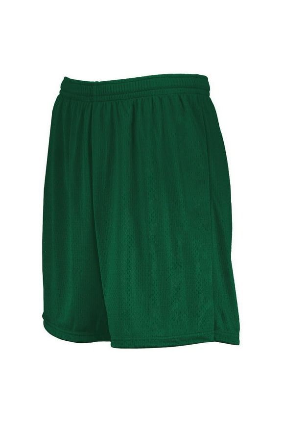 Men's Standard 7-Inch Modified Mesh Shorts, Dark Green