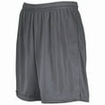 thumbnail image 1 of Augusta Sportswear Men's Standard 7-Inch Modified Mesh Shorts, Graphite, 1 of 5