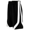 thumbnail image 1 of Augusta Sportswear Men's Triple Double Game Short L Black/White, 1 of 2