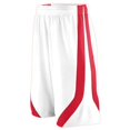 thumbnail image 1 of Augusta Sportswear Men's Triple Double Game Short M White/Red, 1 of 1