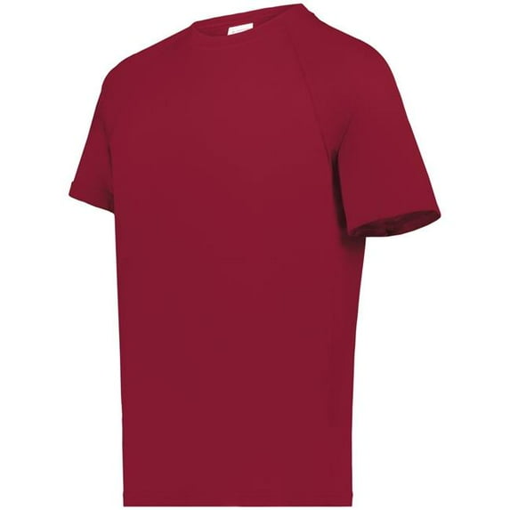 Augusta Sportswear Men's Wicking Tee Shirt, Cardinal, Small