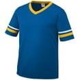 thumbnail image 1 of Augusta Sportswear Men's X-Large Sleeve Stripe Jersey, Royal/Gold/White, 1 of 4