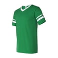thumbnail image 1 of Augusta Sportswear Men's XX-Large Augusta Sleeve Stripe Jersey, Kelly/White, 1 of 3