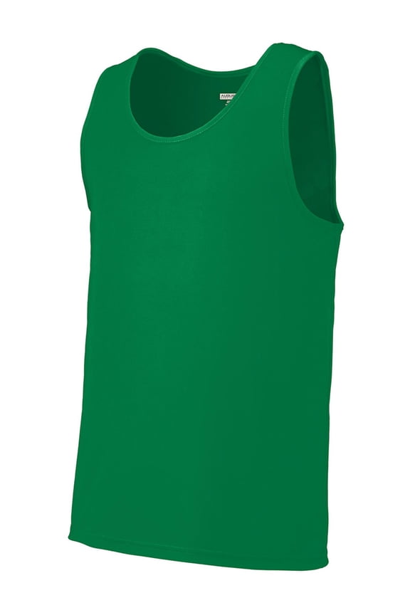 Mens Double Needle Training Tank, Kelly, 2XL, Style, 703
