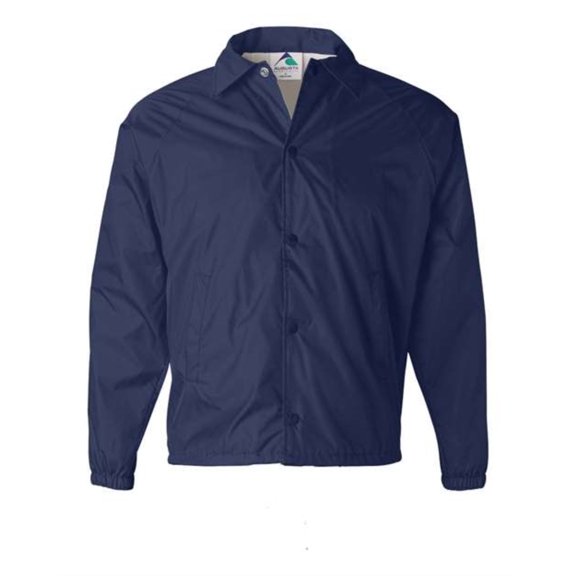 NYLON COACH'S JACKET/LINED NAVY M