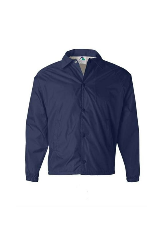 NYLON COACH'S JACKET/LINED NAVY M