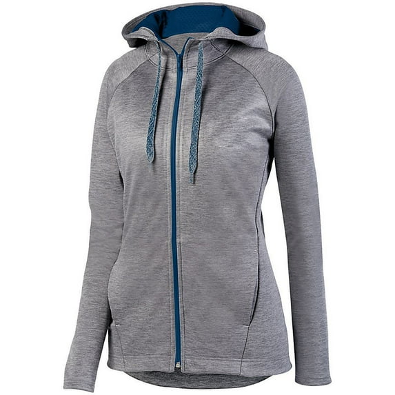 Augusta Sportswear - New - NIB - Women's Zoe Tonal Heather Full-Zip Hoodie