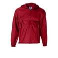 thumbnail image 1 of Augusta Sportswear Packable Half-Zip Hooded Pullover Jacket Size up to 3XL, 1 of 5