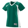 thumbnail image 1 of Augusta Sportswear Polyester Mesh V-Neck Short-Sleeve Sports Uniform Jersey Girls 263, 1 of 2