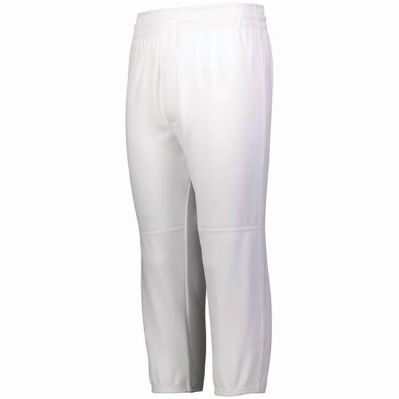 Augusta Sportswear 6848.005.M Gamer Pull-Up Baseball Pant, White - Medium