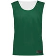 thumbnail image 1 of Augusta Sportswear S Boys Mesh Reversible Pinnie Dark Green/White 9718, 1 of 6