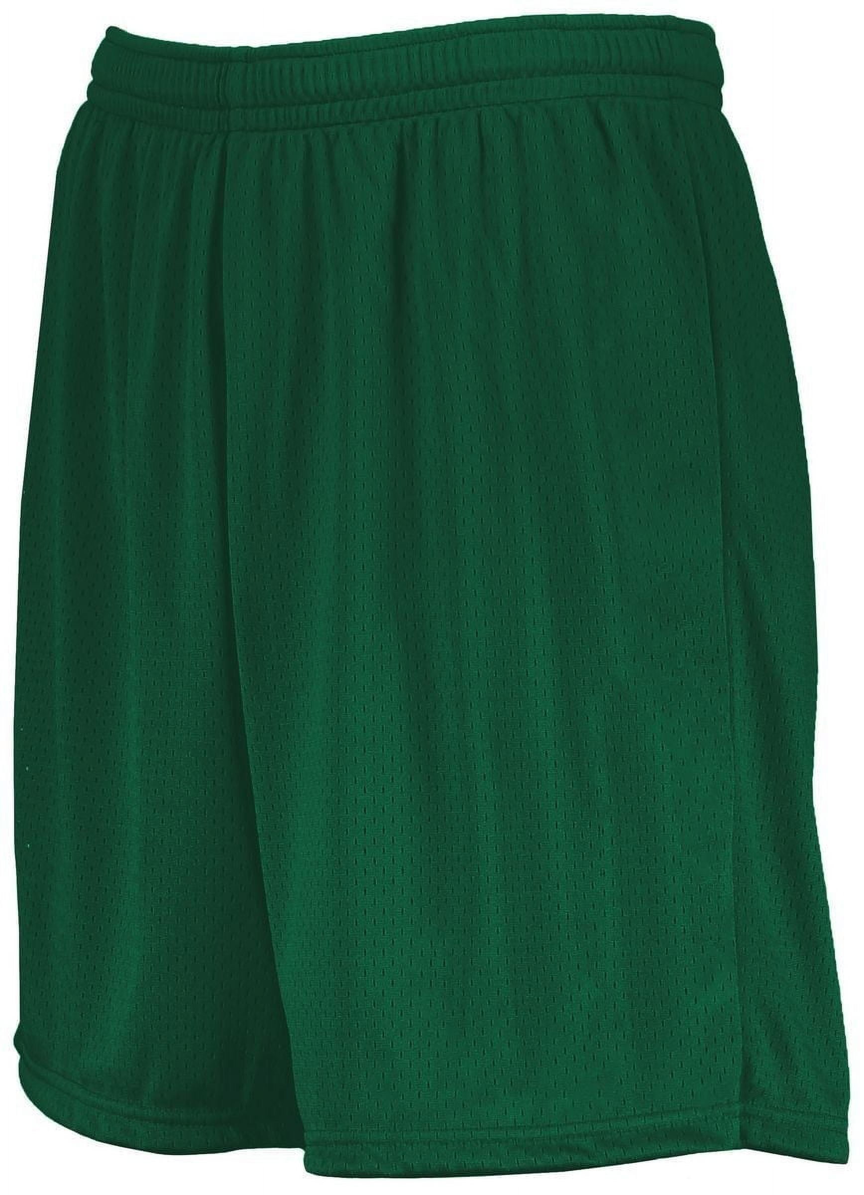 Augusta Sportswear S Boys Modified Mesh Shorts Dark Green