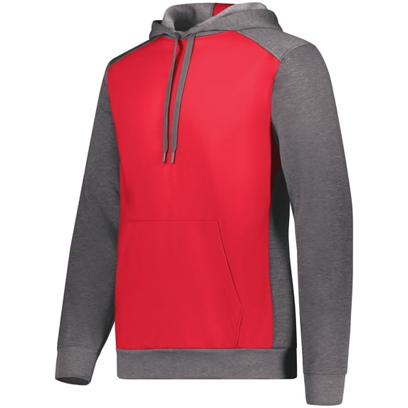 Augusta Sportswear Scarlet/ Carbon Heather 11187 3XL