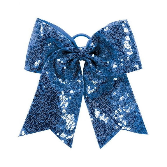 Augusta Sportswear - Sequin Cheer Hair Bow - Color - Royal - Size - One Size