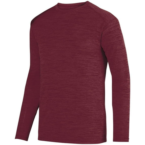 Augusta Sportswear Shadow Tonal Heather Long Sleeve T-Shirt Size up to 3XL