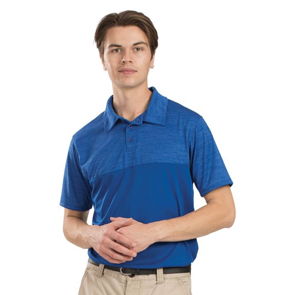 Augusta Sportswear Shadow Tonal Heather Polo Size up to 3XL