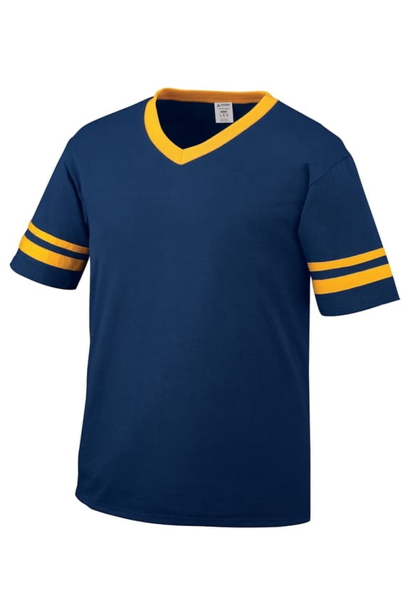 Sportswear Sleeve Stripe Jersey, Medium, NAVY/GOLD