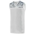 thumbnail image 1 of Augusta Sportswear Sports Adult Male White/Graphite/White Xl, 1 of 2