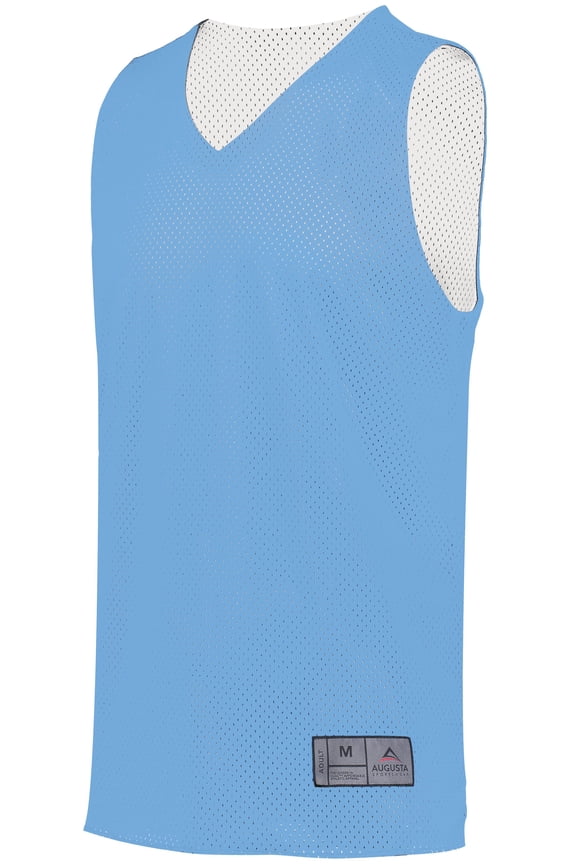 Sports Teen V Neck Tank Male Columbia Blue/White Xs