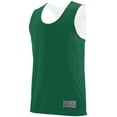 thumbnail image 1 of Augusta Sportswear Teen-Boys Reversible Wicking Tank, Dark Green/White, Medium, 1 of 5