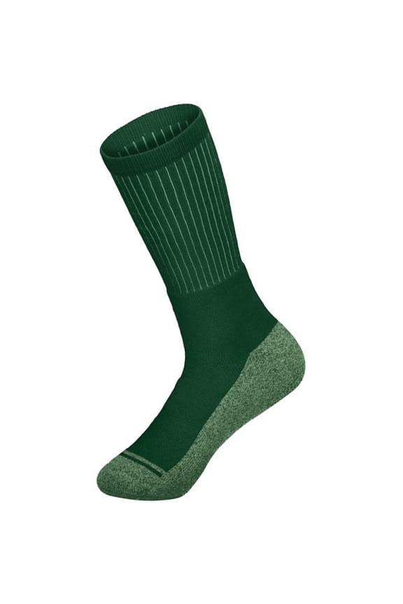 6885.035.L Tonal Crew Sock, Dark Green - Large