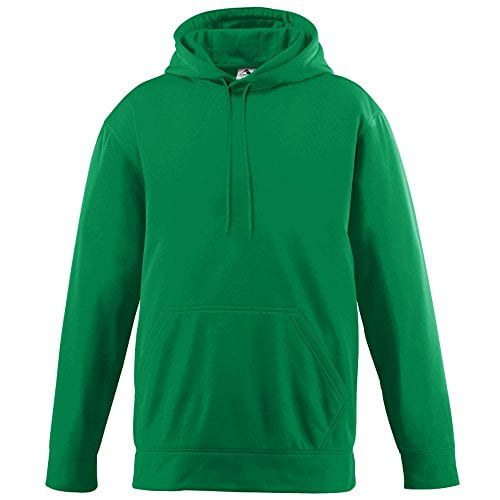 Augusta Sportswear Unisex-Adult Wicking Fleece Hooded Sweatshirt, Kelly, Large