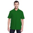 thumbnail image 1 of Augusta Sportswear Vital Golf Polo Shirts for Men, 100% Polyester Polos Short Sleeve Tee Shirts, L, Dark Green, 1 of 5