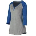 thumbnail image 1 of AG1263 Augusta Sportswear Henley Women's Rave, 1 of 2