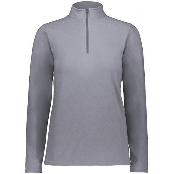 Augusta Sportswear B21834666 Women Eco Revive Micro-Lite Fleece Quarter-Zip Pullover, Orange - Extra Large