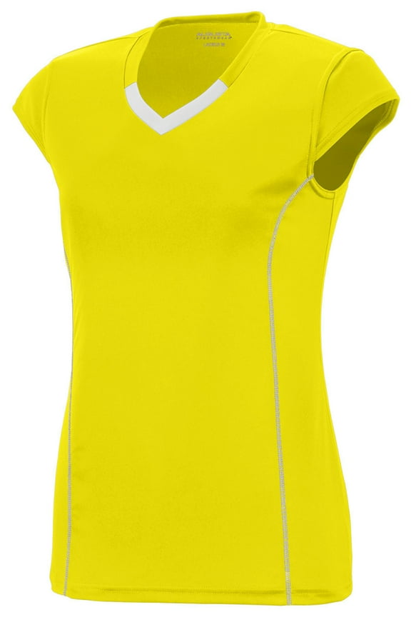 - Women's Blash Jersey - Color - Power Yellow/ White - Size - 2XL