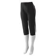 thumbnail image 1 of Augusta Sportswear Women's Drive Low Rise Softball Pant L Black/White, 1 of 2