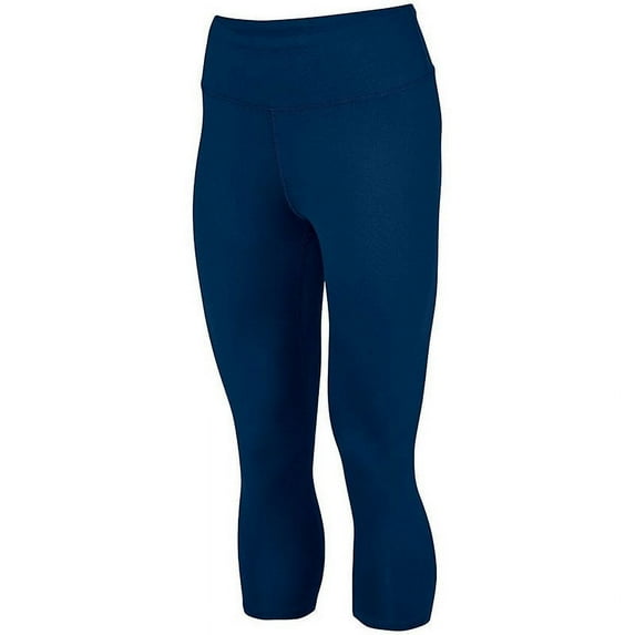 Augusta Sportswear Women's Hyperform Compression Capri 2628 - Black/Graphite Print Size M