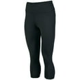 thumbnail image 1 of Augusta Sportswear Women's Hyperform Compression Capri 2628 - Black Size M, 1 of 2