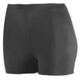 thumbnail image 1 of Augusta Sportswear Women's Poly/Spandex 2.5" Short L Black, 1 of 2