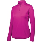 Augusta Sportswear Women's Quarter Zip Pullover Power Pink X-Large